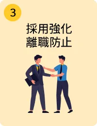 採用強化 離職防止