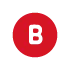 Bの文字が書かれたアイコン